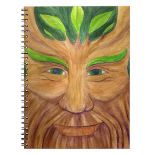 Caderno Espiral Notebook Green Man