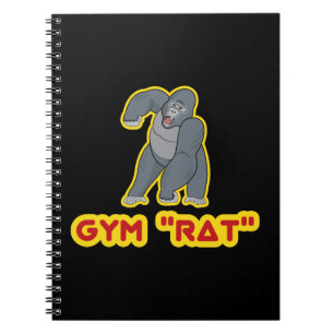 Caderno Espiral Notebook Gym Rat