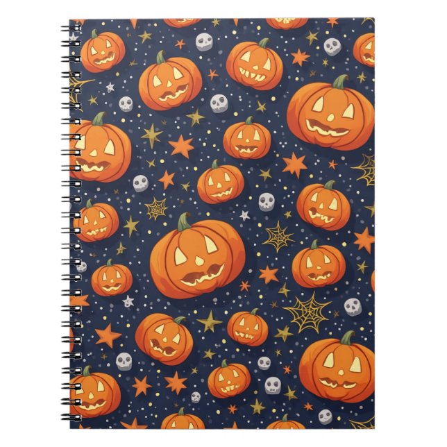 Caderno Espiral notebook halloween (Frente)