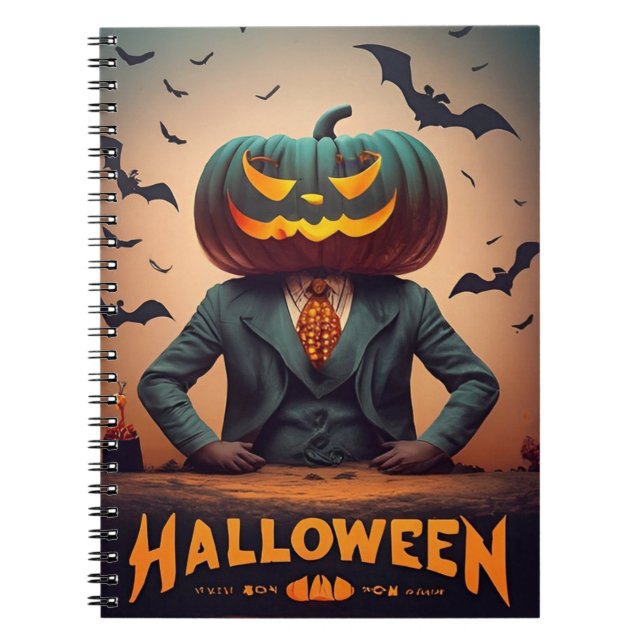Caderno Espiral Notebook Halloween (Frente)