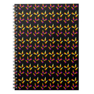 Caderno Espiral Notebook Halloween Candy Corn