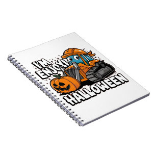 Caderno Espiral Notebook Halloween Day - Perfeito para Notas, Dese