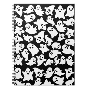 Caderno Espiral Notebook Halloween Ghosts
