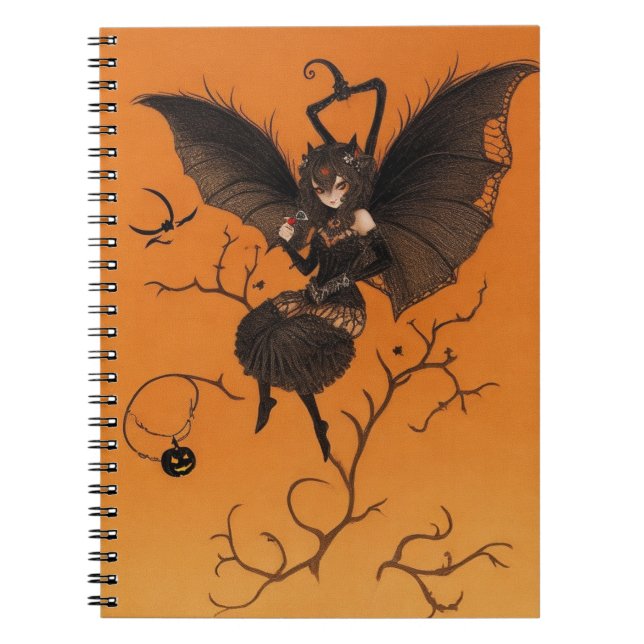 Caderno Espiral Notebook Halloween Incantations (Frente)