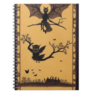 Caderno Espiral Notebook Halloween Magic Samhain Inspirado