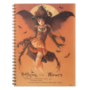 Caderno Espiral Notebook Halloween Magic Samhain Inspirado