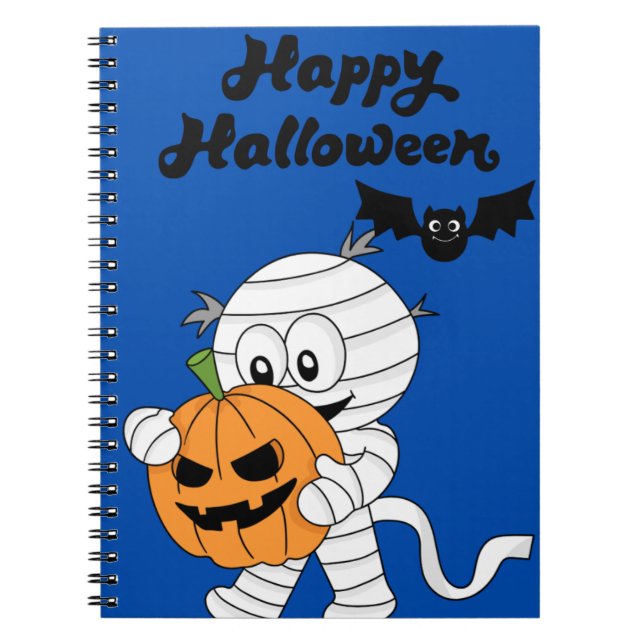 Caderno Espiral Notebook Halloween, mamãe (Frente)