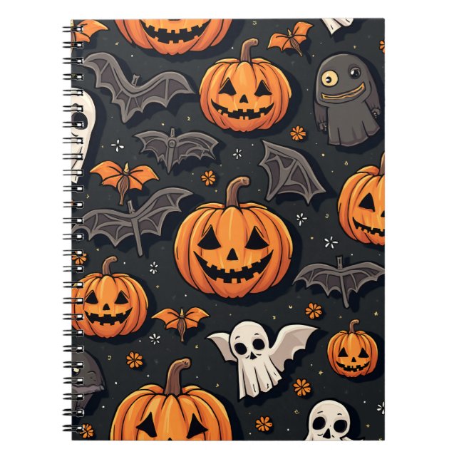 Caderno Espiral Notebook Halloween Spiral (Frente)