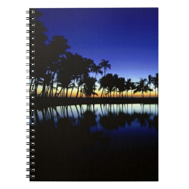 Caderno Espiral Notebook-Havaí No Sunset (Frente)
