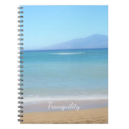 Caderno Espiral Notebook Hawaiian Blue Ocean Ver Fotografia Espira