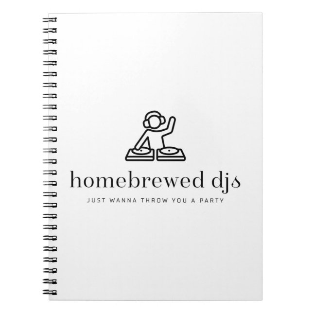 Caderno Espiral Notebook HBDJ (Frente)