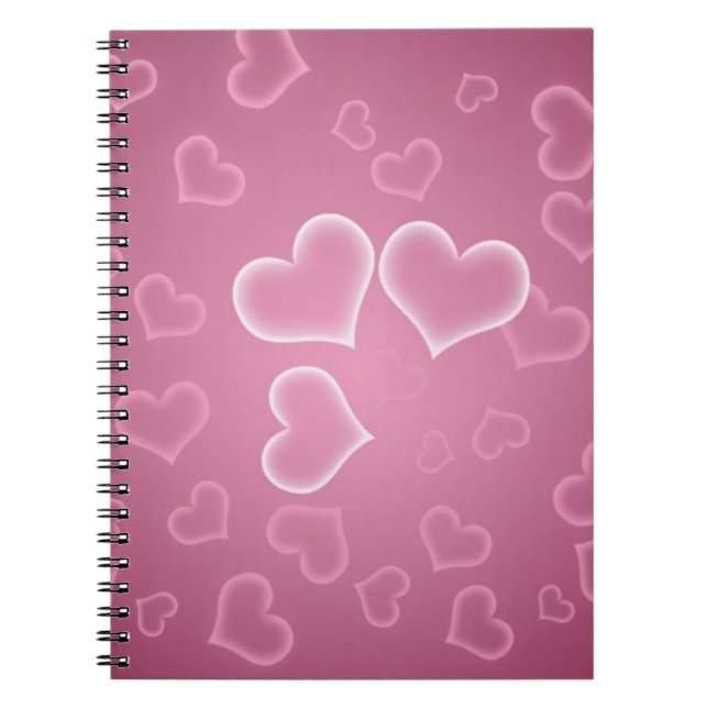 Caderno Espiral Notebook Hearts (Frente)