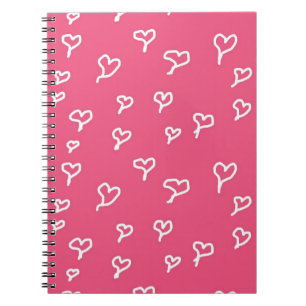 Caderno Espiral Notebook Hearts