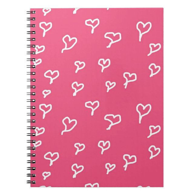 Caderno Espiral Notebook Hearts (Frente)