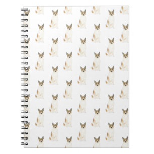 Caderno Espiral Notebook Heeler Cattledog (Vermelho e Branco)