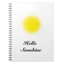 Caderno Espiral Notebook Hello Sunshine