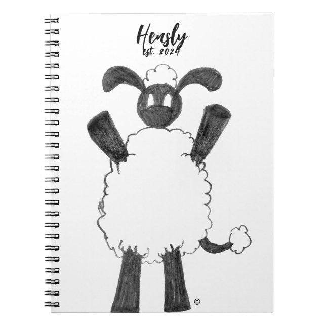 Caderno Espiral Notebook Hensly Spiral-Bound (Frente)