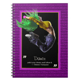 Caderno Espiral Notebook Hip Hop Dance