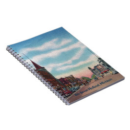 Caderno Espiral Notebook Holland Michigan de 1940
