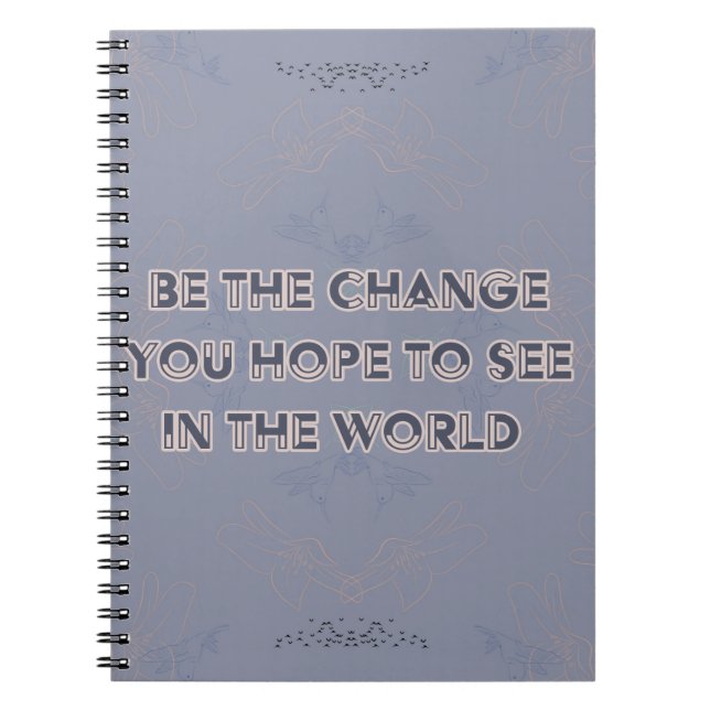 Caderno Espiral Notebook Hope Spiral Photo (Frente)