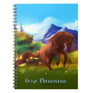 Caderno Espiral Notebook Horse Phenomena
