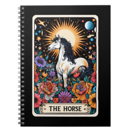 Caderno Espiral Notebook Horse Spirit Tarot Card