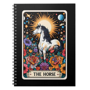Caderno Espiral Notebook Horse Spirit Tarot Card