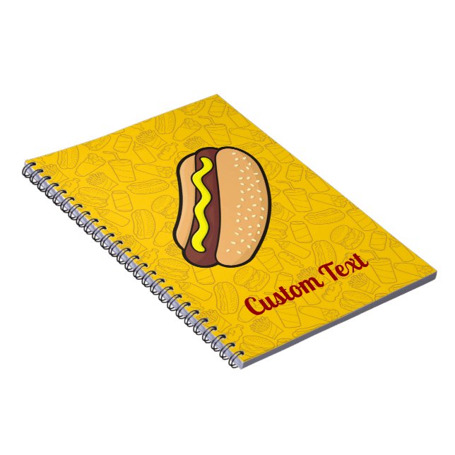Caderno Espiral Notebook Hotdog (Lado Direito)