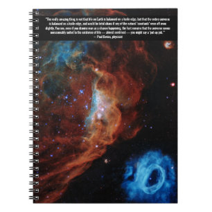 Caderno Espiral Notebook Hubble Nebula Scientist Cotação