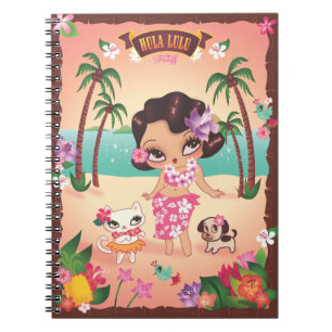 Caderno Espiral Notebook Hula Lulu