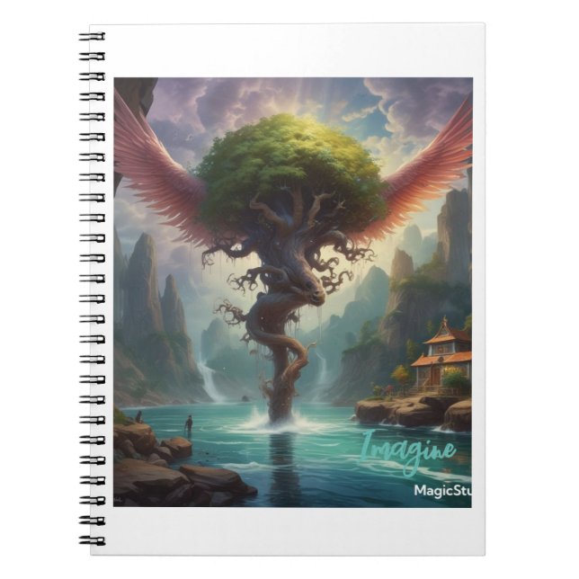 Caderno Espiral Notebook IA Magical World (Frente)
