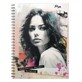 Caderno Espiral Notebook imperfeito - Mulheres coladas