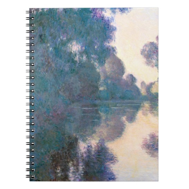 Caderno Espiral Notebook Impressionista Misty River Refletion (Frente)