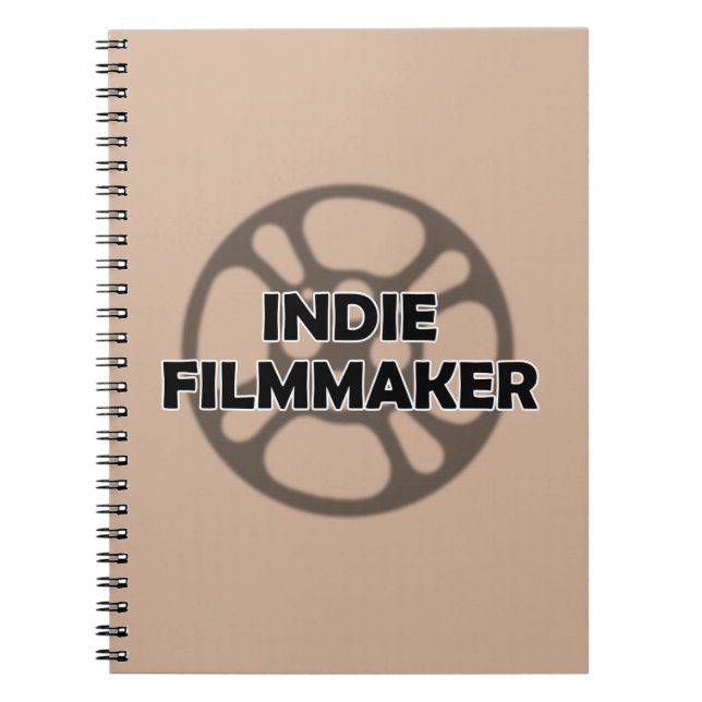 Caderno Espiral Notebook "Indie Filmmaker" (Frente)