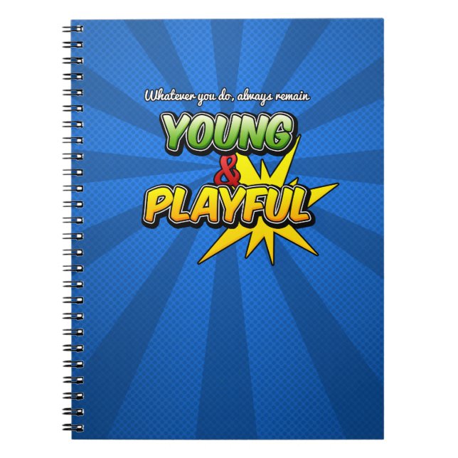 Caderno Espiral Notebook Inspiracional Jovem (Frente)