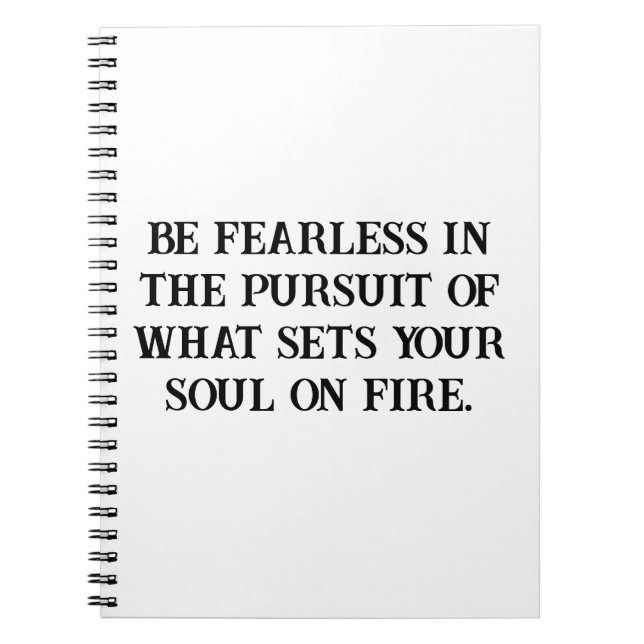 Caderno Espiral Notebook Inspiracional Perseguidor de Almas Infini (Frente)