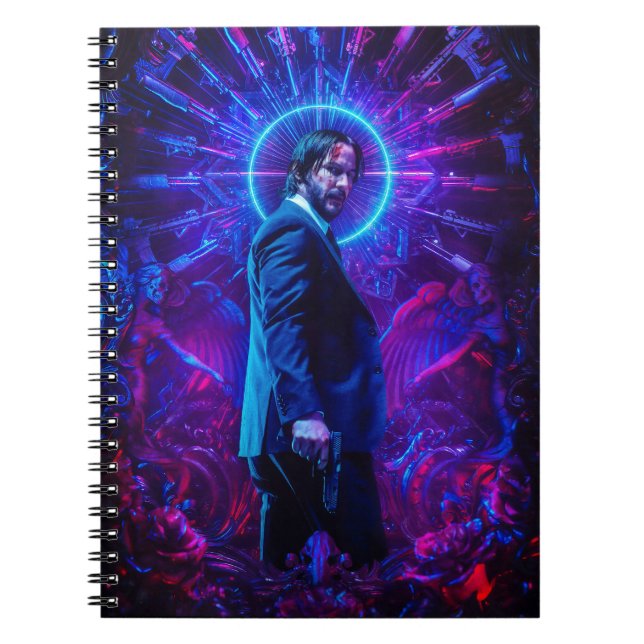 Caderno Espiral Notebook inspirado por John Wick: Liberte-se (Frente)