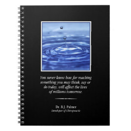 Caderno Espiral Notebook Inspirational Palmer Cote Chiroprático