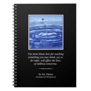 Caderno Espiral Notebook Inspirational Palmer Cote Chiroprático
