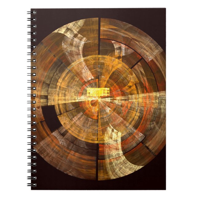 Caderno Espiral Notebook Integrity Abstrato Art (Frente)