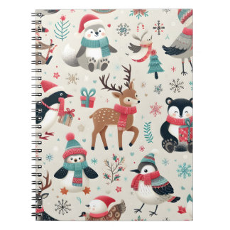 Caderno Espiral Notebook Invisível para Animais Invernos
