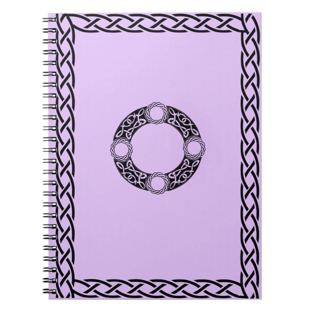Caderno Espiral Notebook irlandês Knot Design Spiral (Frente)