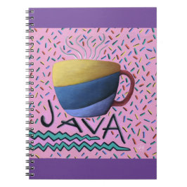 Caderno Espiral Notebook Java Café