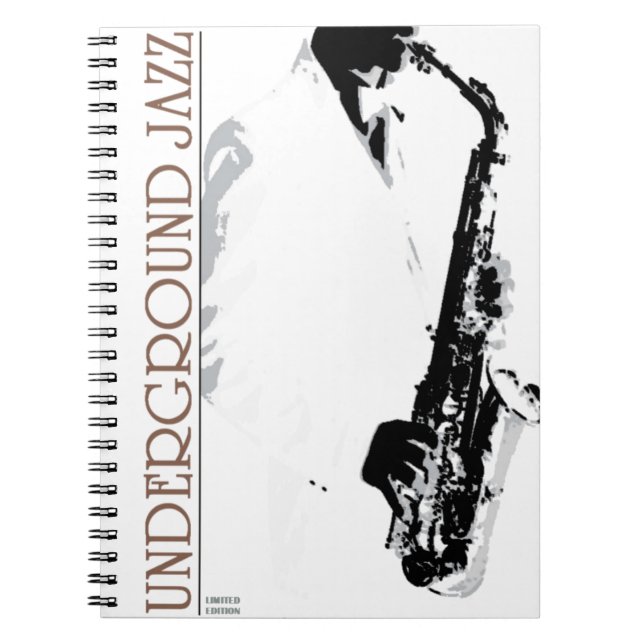 Caderno Espiral Notebook Jazz Subterrâneo (Frente)