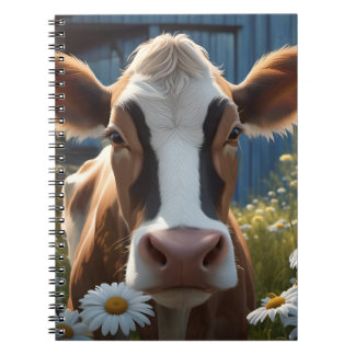 Caderno Espiral Notebook Jersey Cow