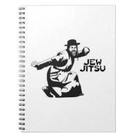 Notebook Jew Jitsu | Presentes do Bar judeu Mitzva