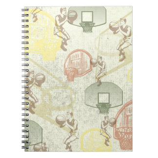 Caderno Espiral Notebook jogador de basquete