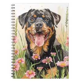 Caderno Espiral Notebook / Journal – Rottweiler Notebook
