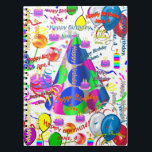Caderno Espiral Notebook June, 4 Birthday<br><div class="desc">Aniversário de setembro Algo para todos oferece cartões personalizados de saudação de aniversário especialmente concebidos para expressar momentos atenciosos. Este cartão de saudação de na moda único trará um sorriso aos seus entes queridos. Talvez você queira verificar os sacos de presente de aniversário personalizados, papel de embrulho, papel de tecidos,...</div>