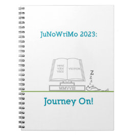 Caderno Espiral Notebook JuNoWriMo 2023